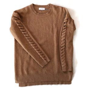 CALVIN KLEIN Camel Knit Sweater XS